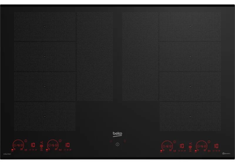 HII88810NTI: Piano a Induzione, Full Flexi, 80 cm. Colore del prodotto: Nero, Posizionamento dell'apparecchio: Da incasso, Dimensione della larghezza