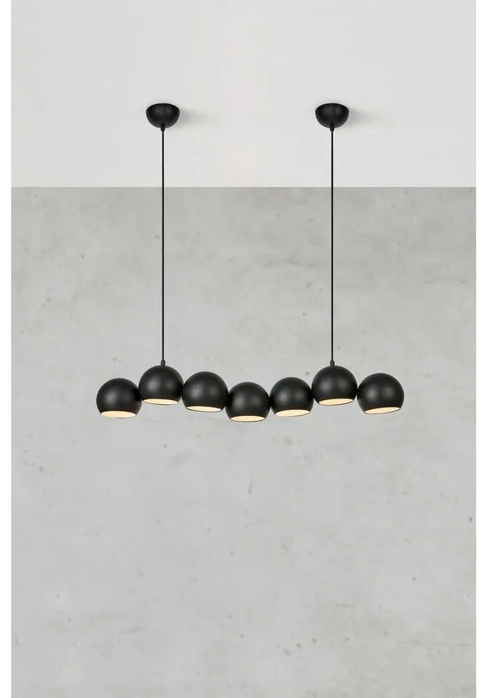 Lampadario nero con paralume in metallo Cupolo – Markslöjd