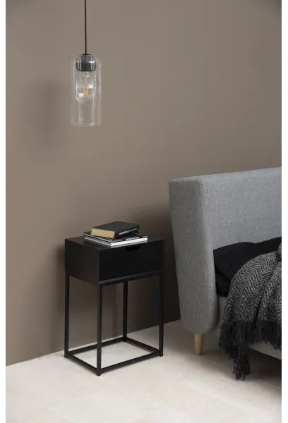 Comodino CARLY antracite