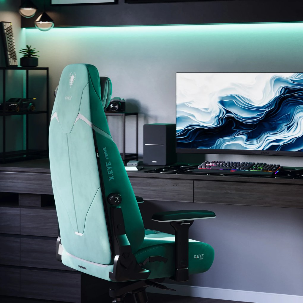 Sedia da gaming Diablo X.Eye Prime Mystic Mint Normal Size
