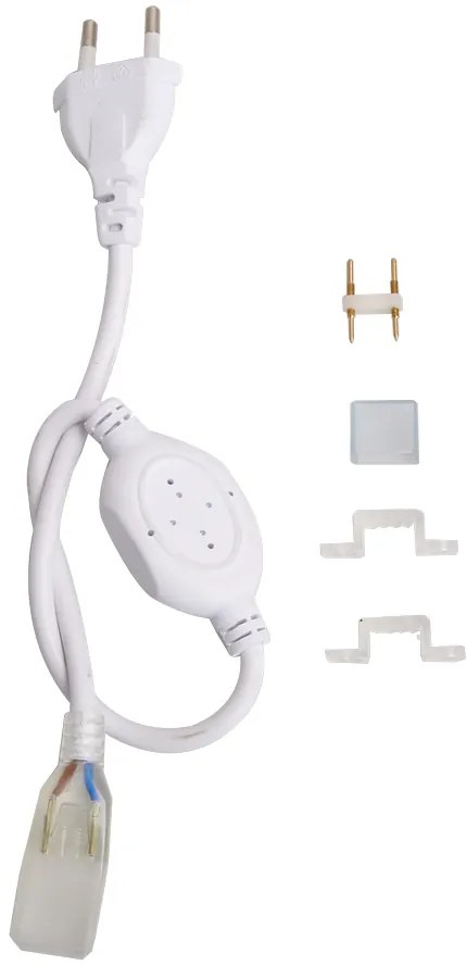 Spina elettrica per Striscia Led 220V SMD 5050 Bianco Aigostar