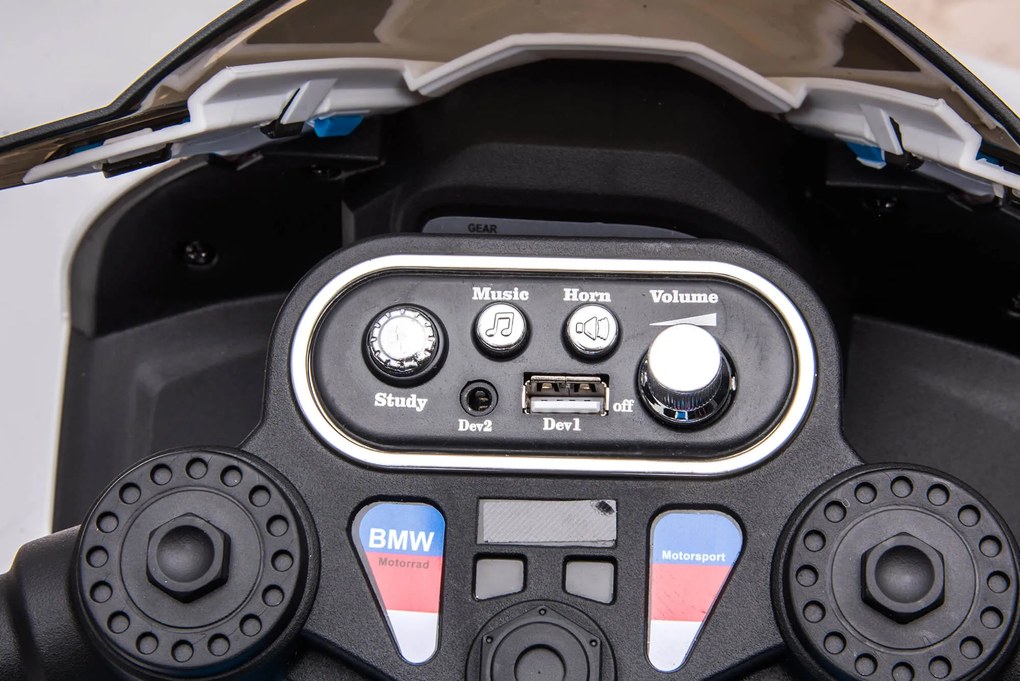 Moto Elettrica per Bambini 12V con Licenza BMW HP4 Sport 3R Blu...