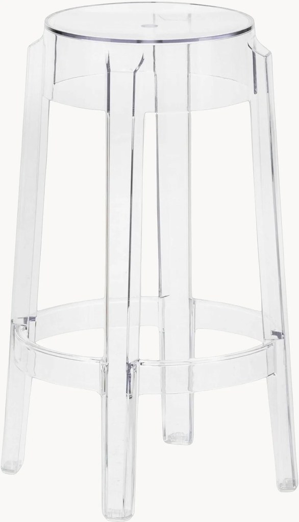 Sgabello alto di design Charles Ghost