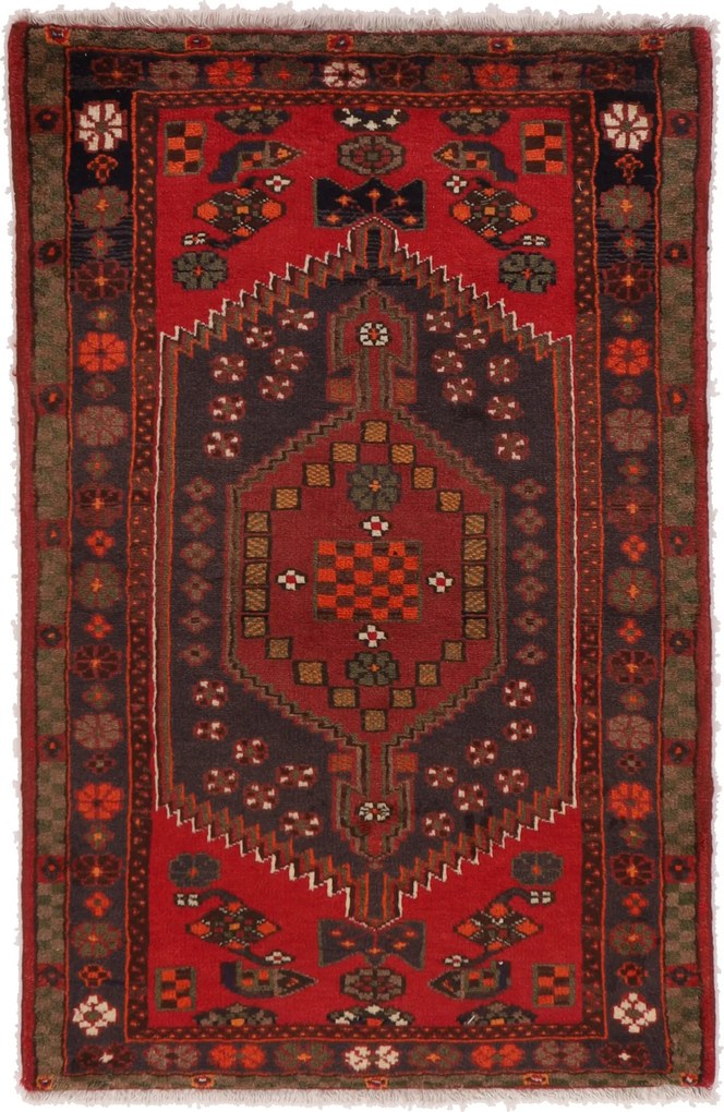 Hamedan Tappeto persiano 100x150 (Iran) Annodato A Mano