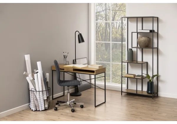 Scrivania SARON quercia/nero