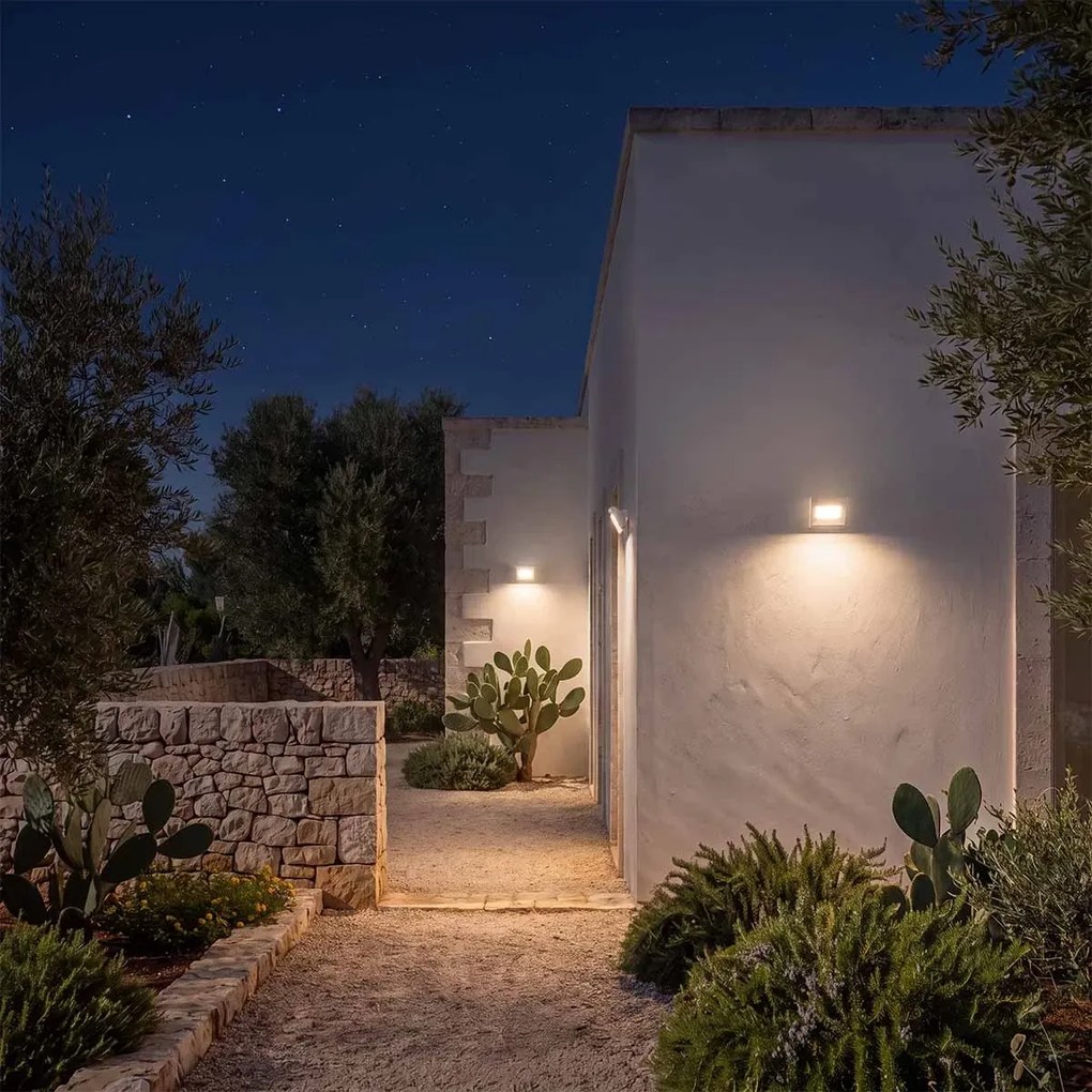 Faro LED 50W IP65 in Alluminio Bianco con OSRAM chip LED Colore Bianco Naturale 4.000K