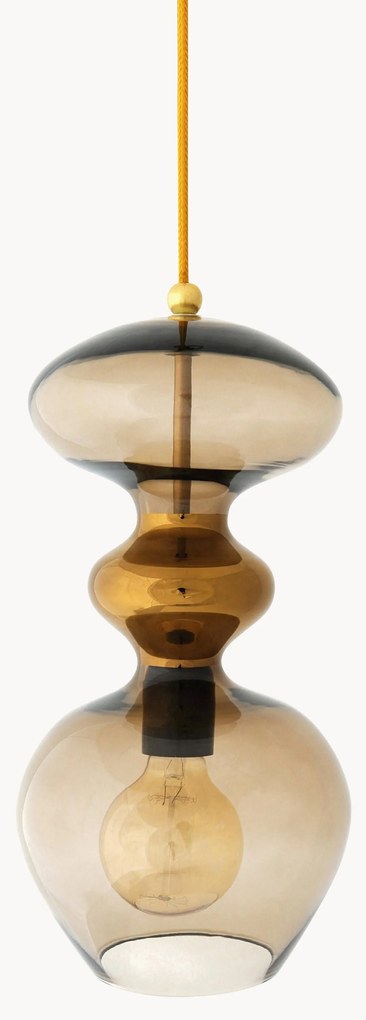 Lampada a sospensione in vetro soffiato Futura