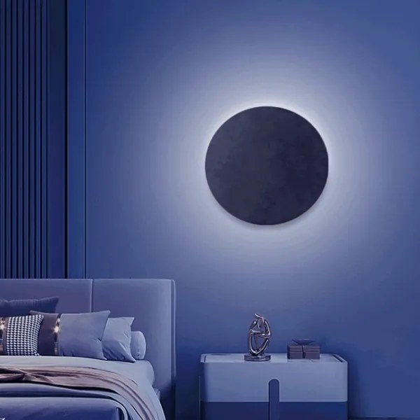 Aigostar - LED RGBW Dimmerabile muro Lampada MESH Smart LED/12W/230V + +TC nero