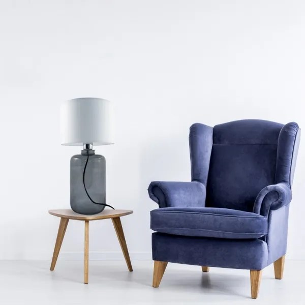 Zuma Line 5503WH - Lampada da tavolo SAMSUN 1xE27/40W/230V bianca/nera