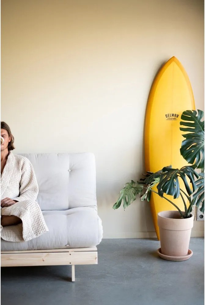 Divano letto bianco/azzurro 160 cm Roots - Karup Design