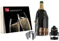 Set champagne Vacu Vin con 3 accessori