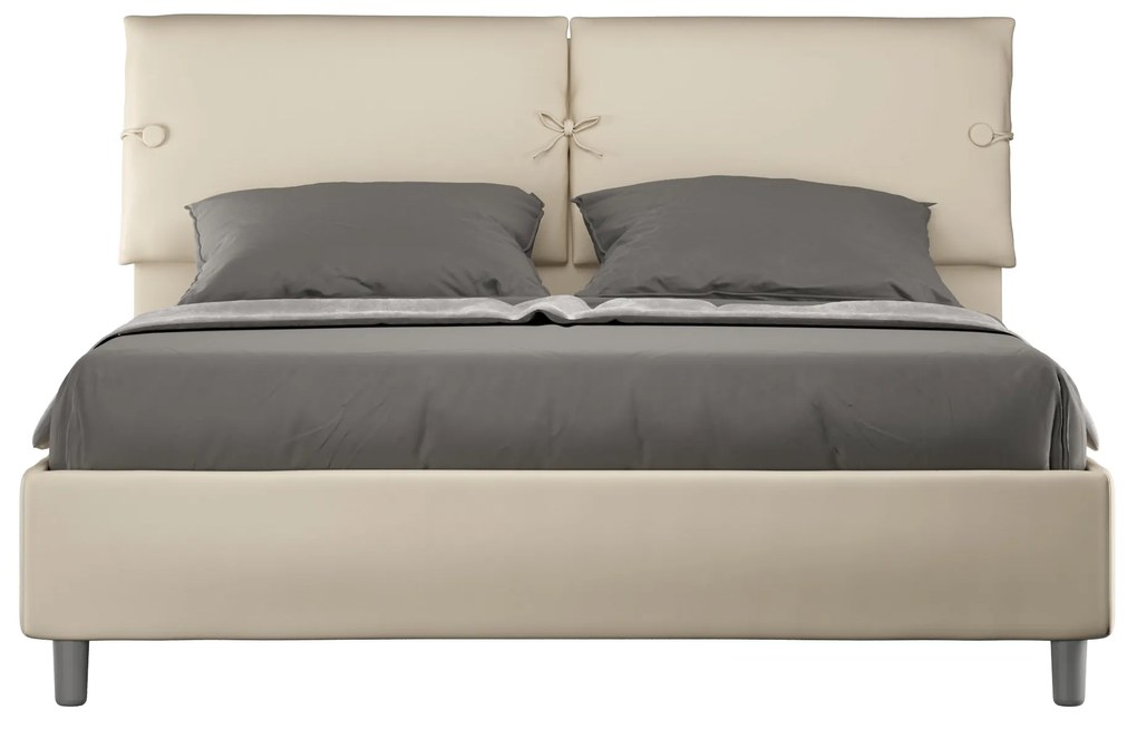 Letto Matrimoniale 160x200 cm Senza Rete Sleeper Tortora