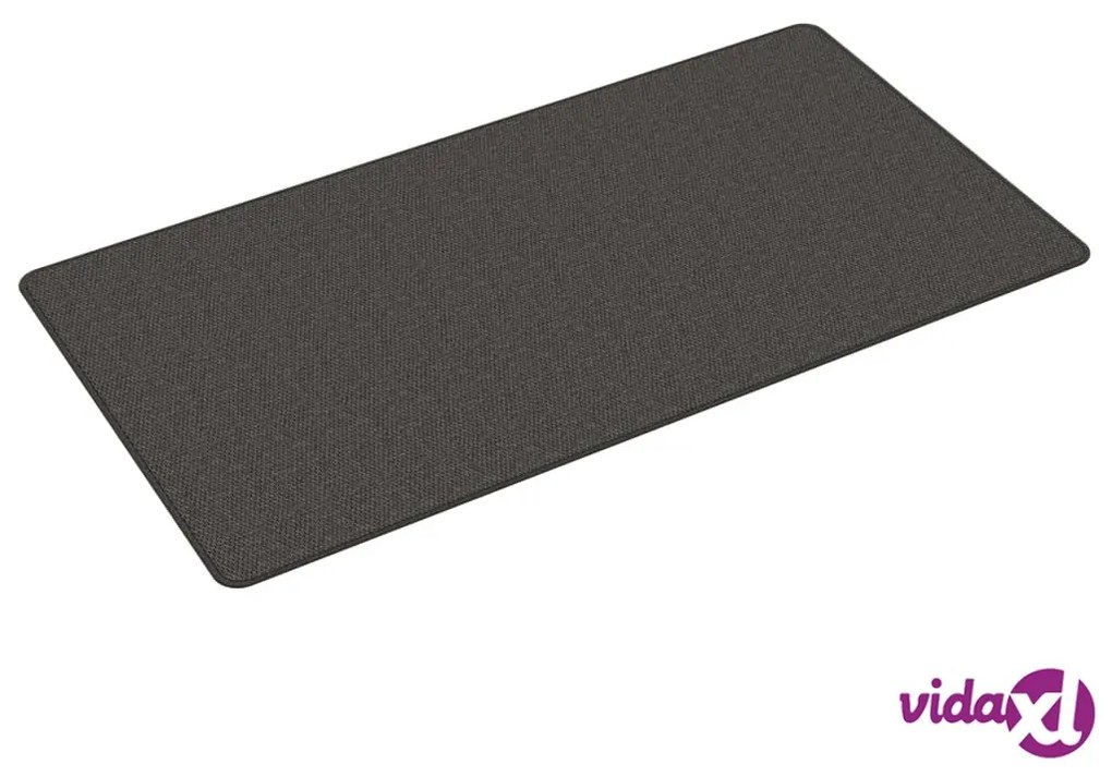 vidaXL Tappeto Corsia Aspetto Sisal Antracite 80x150 cm