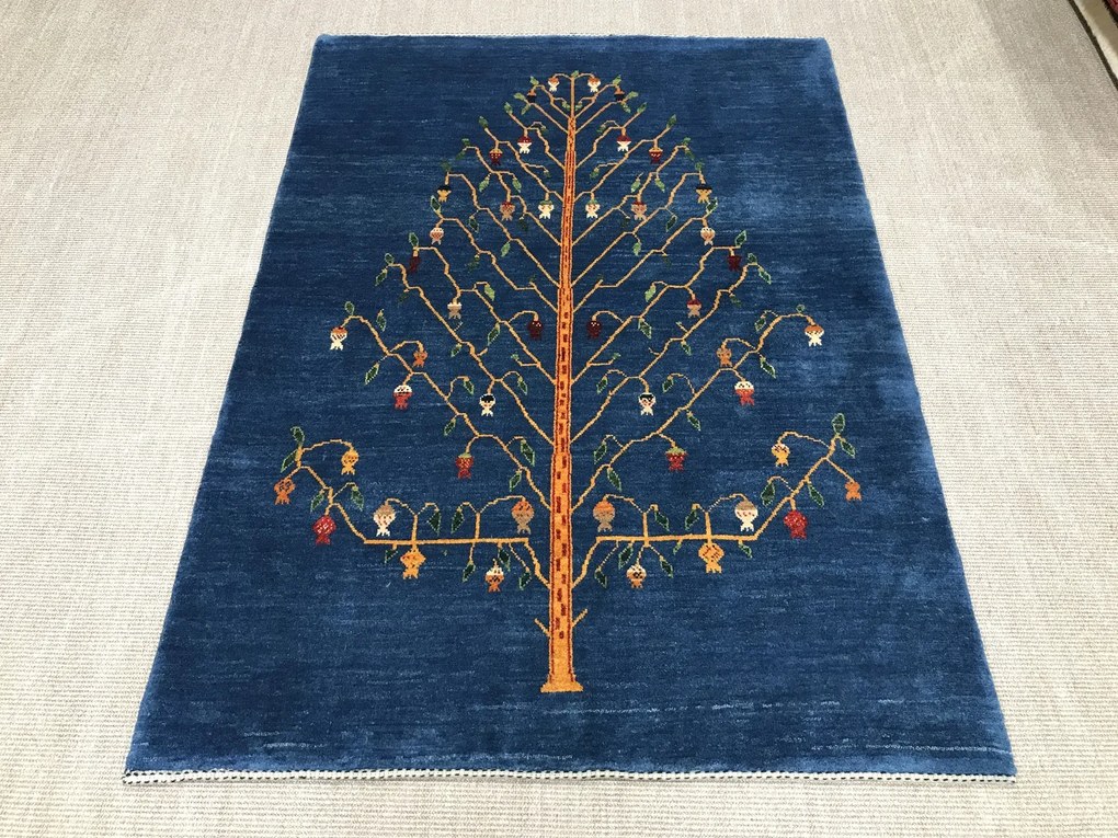 Gashguli Tappeto persiano 130x180 Blu (Iran) Annodato A Mano