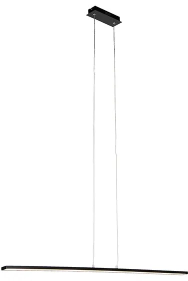 Lampada a sospensione di design nera con LED inclusa - Banda