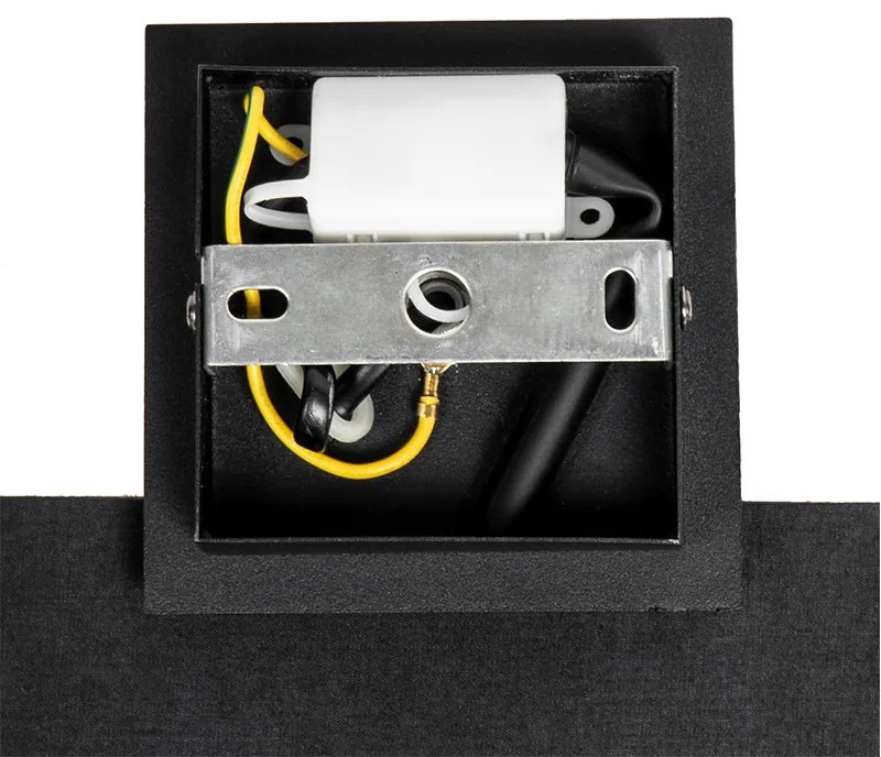 Applique moderna nera con oro - VT 1