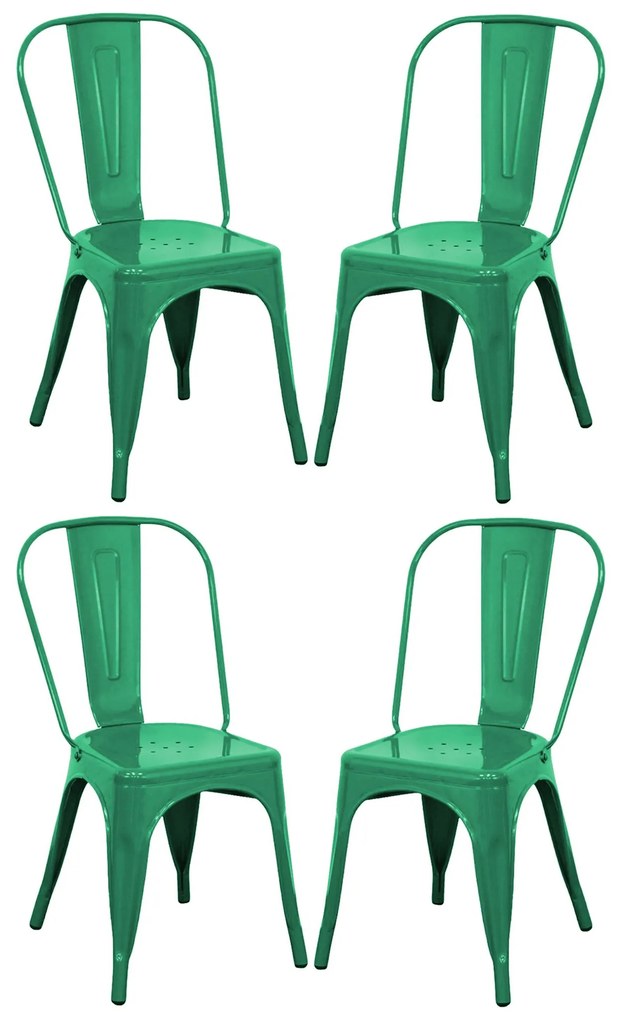 AGATHA - Set 4 sedie industrial