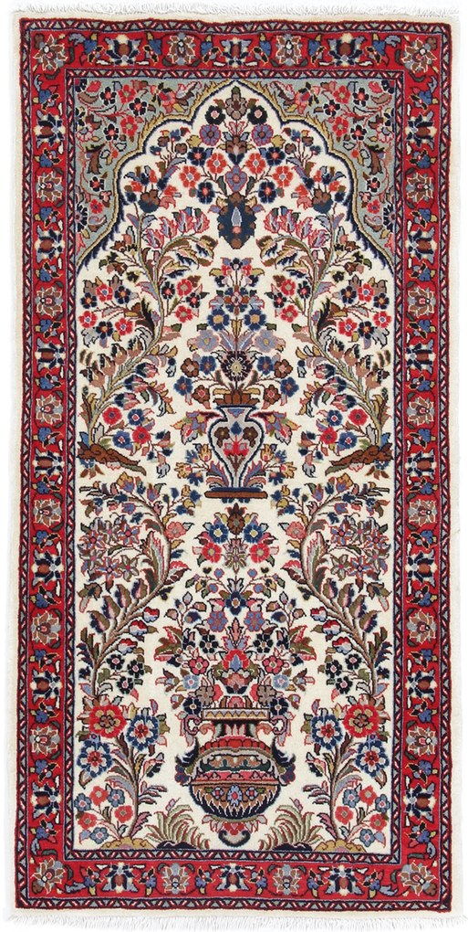 Sarouk Tappeto persiano 60x130 (Iran) Annodato A Mano