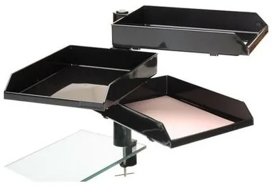 Set di vassoi organizzatori Archivo 2000 Girevole Montaggio sul tavolo Nero Din A4 40,5 x 27 x 38,5 cm