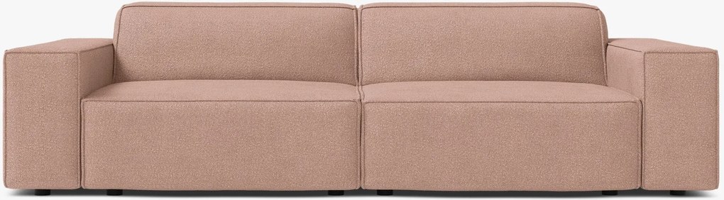 Divano modulare Jodie 3 posti in bouclé – L204 cm