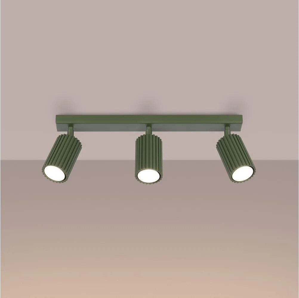 Brilagi - Faretto CRESTO 3xGU10/10W/230V verde