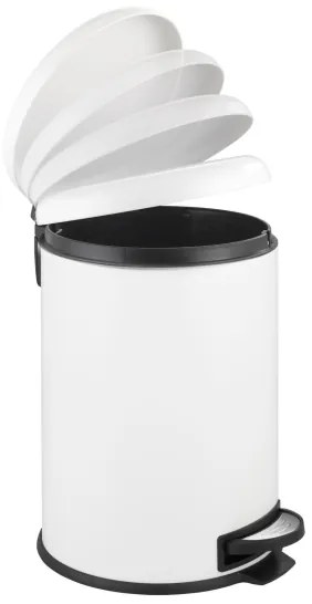 WENKO 22708100 - Cestino LEMAN 30,5x44 cm bianco/nero