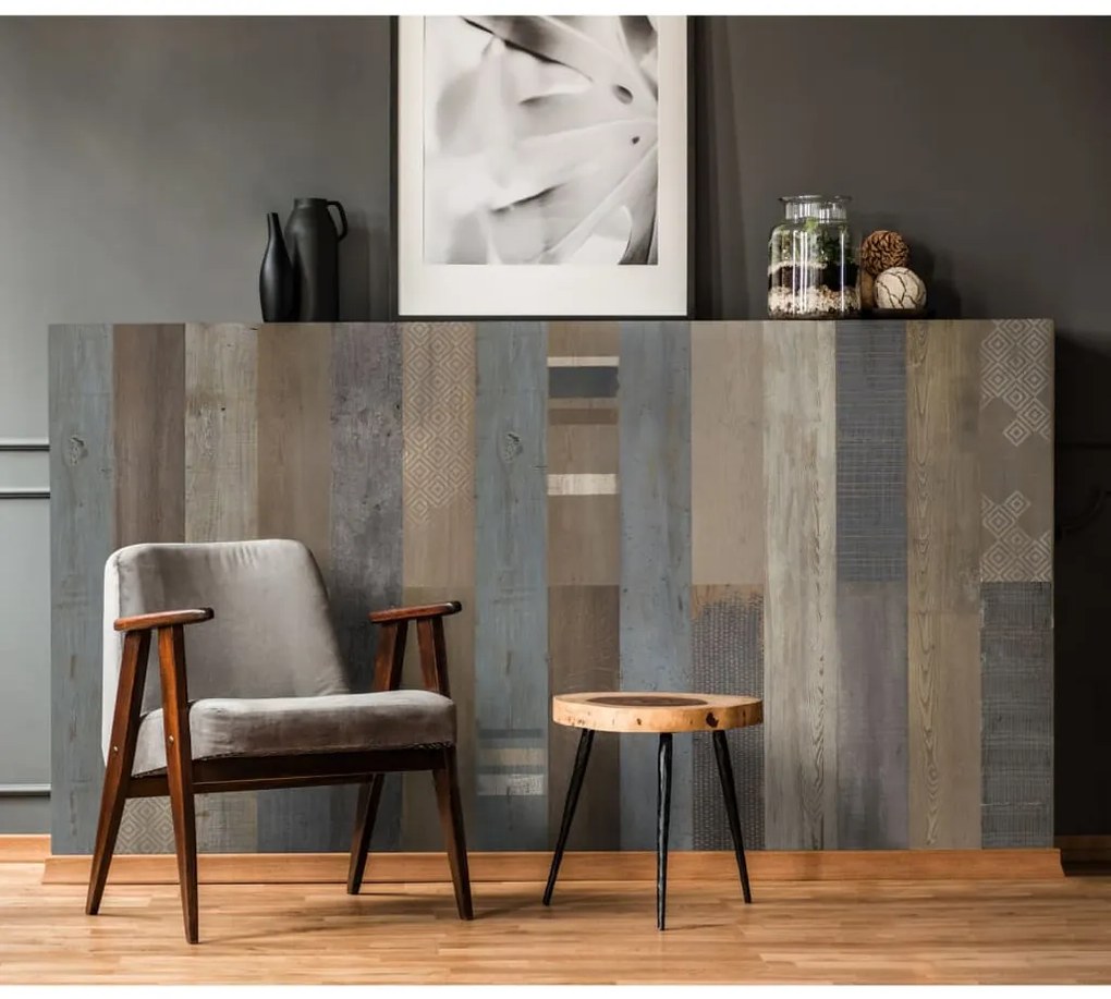 Piastrelle Murali Accent 9 Pz 15,4x120 Cm Yosemite /