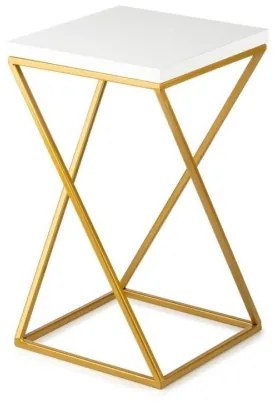 Portafiori LOFT 40x24 cm oro/bianco