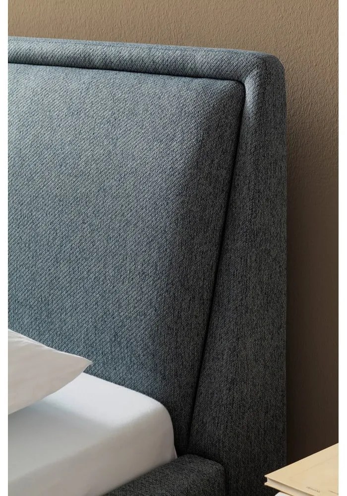 Letto matrimoniale imbottito verde/blu rete non inclusa 180x200 cm Frieda – Meise Möbel