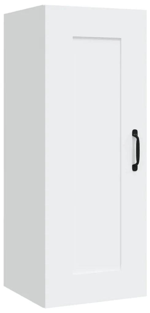 Mobile pensile bianco 35x34x90 cm in legno multistrato