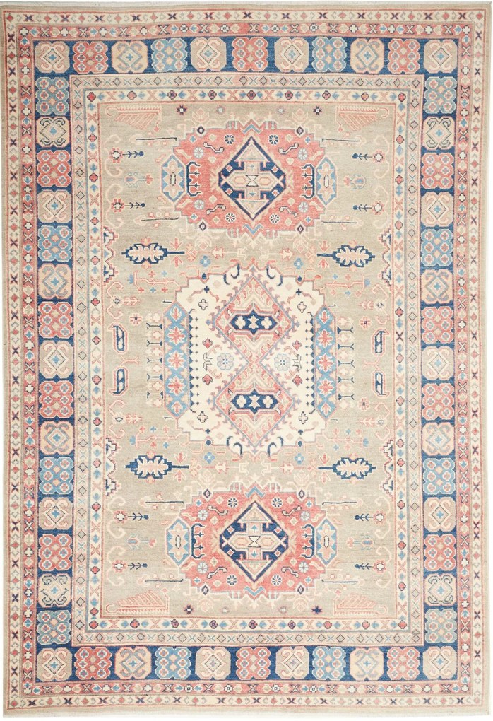 Kazak Tappeto 250x180 (Pakistan) Annodato A Mano