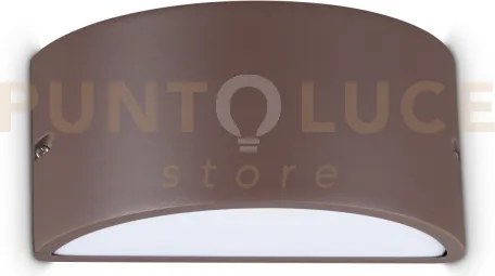 Rex-2 applique a parete ip44 1 luce attacco e27 coffee