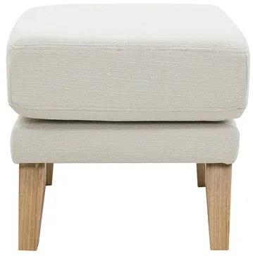 Pouf poggiapiedi scandinavo sfoderabile beige OSLO