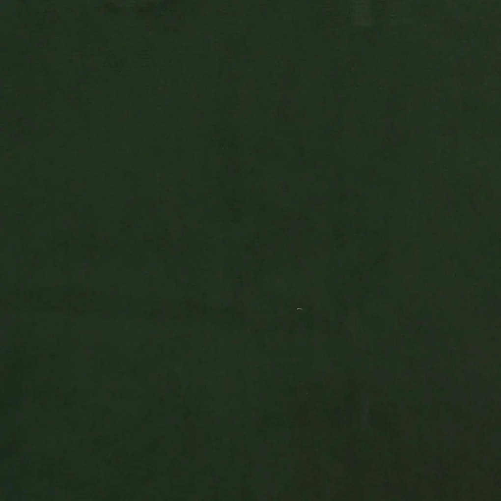 Poggiapiedi verde scuro 45x29,5x35 cm in velluto