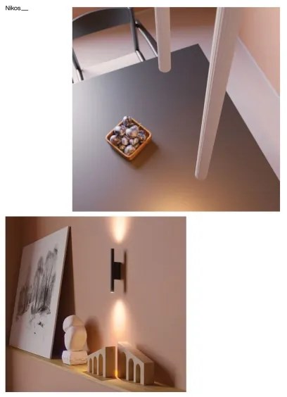 Redo 01-3859 - Lampadario LED sospeso su cavo NIKOS LED/8W/230V 3000K CRI 90 Ø 6 cm bianco