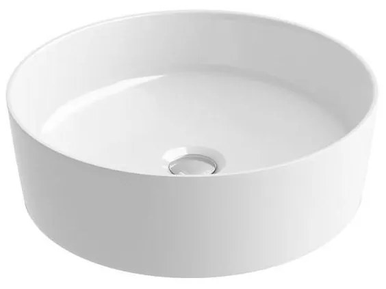 Ravak XJX01140002 - Lavabo da appoggio UNI SLIM 40 cm ceramica/bianco