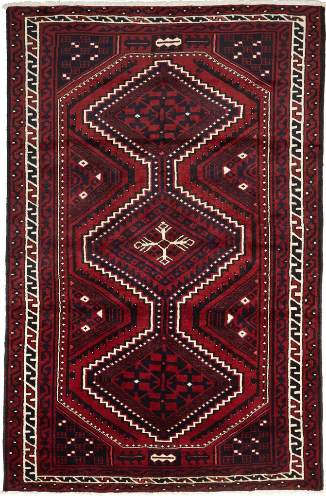 Lori Tappeto persiano 170x260 Rosso (Iran) Annodato A Mano