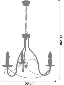 Tosel  Lampadari, sospensioni e plafoniere Lampada da Soffitto tondo metallo pois bianchi  Tosel