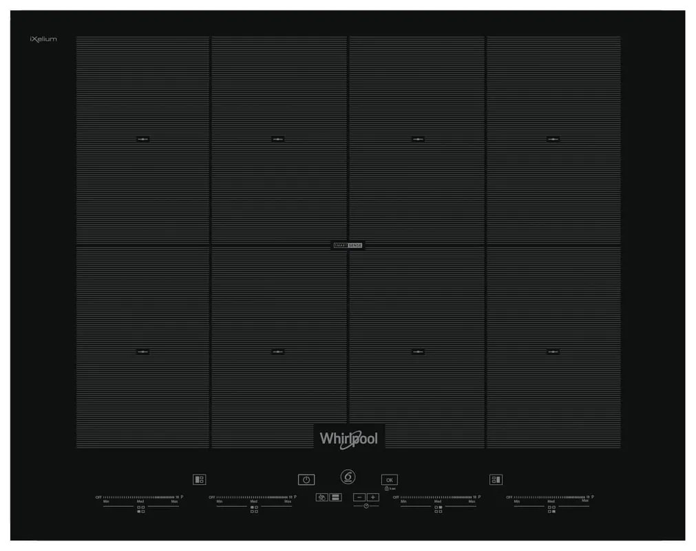 Piano cottura induzione 4 zone L 65 cm SMO 658 C/NE WHIRLPOOL nero
