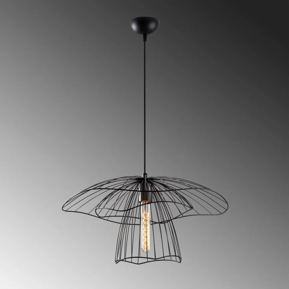 Lampadario nero ø 50 cm Tel – Opviq lights