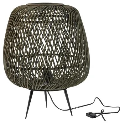 Lampada da tavolo MOZA 1xE27/60W/230V bambù verde