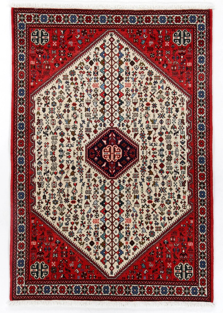 Abadeh Tappeto 100x150 (Iran) Annodato A Mano