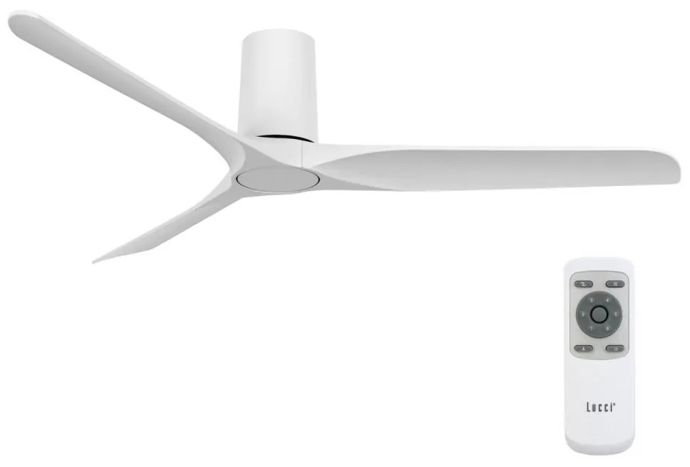 Lucci air 21610049 - Ventilatore da soffitto LONDO bianco + telecomando