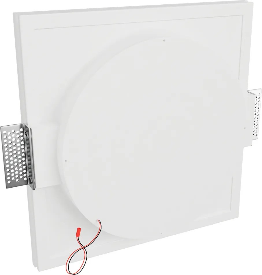 Lampada LED da incasso 85W Luna Crescente 30x30 cm in Gesso