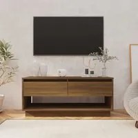 Mobile TV Rovere Marrone 102x41x44 cm in Truciolato 812974