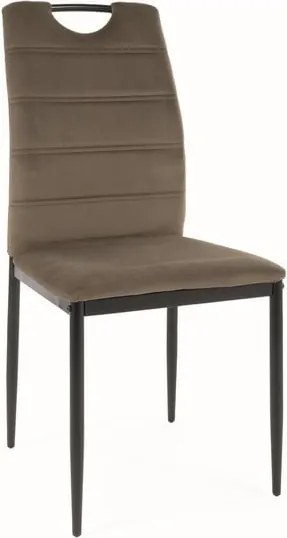 Sedia Rip velluto oliva Blu77