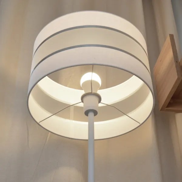 LED Lampada da terra HELEN 1xE27/15W/230V bianca