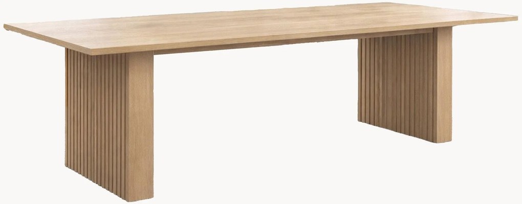Tavolo allungabile in legno di albero della gomma Humle, 200-300 x 100 cm