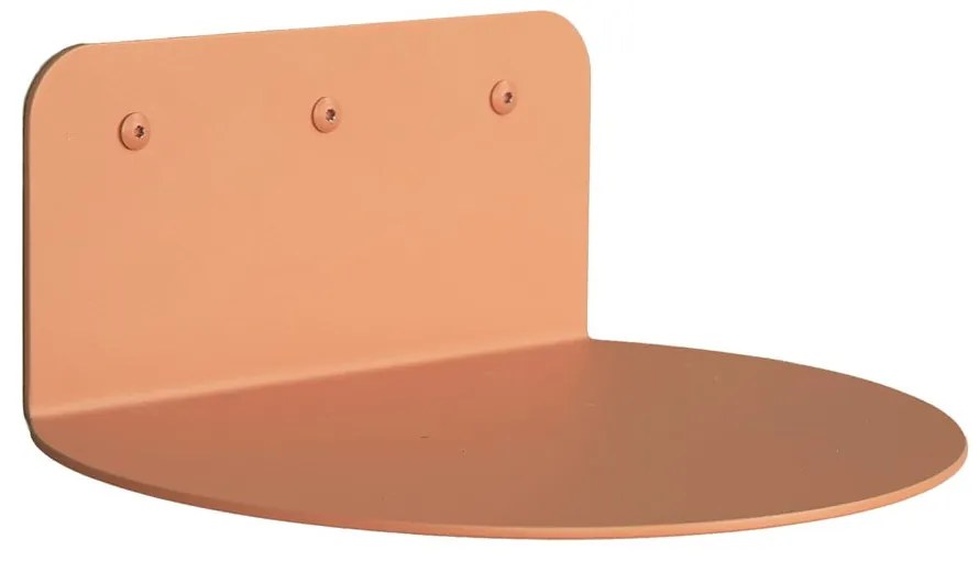 Mensola color salmone in metallo 30 cm Flex – Spinder Design