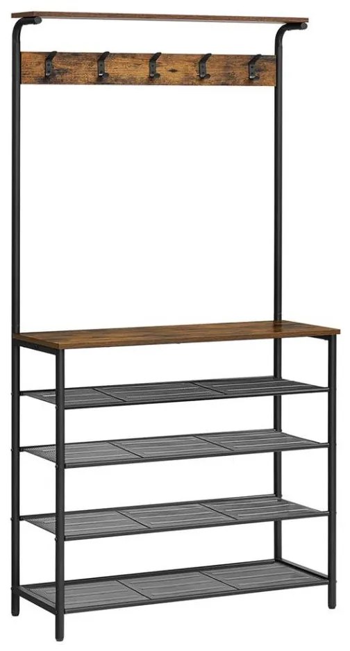 Appendiabiti a piantana NAVOR marrone/nero